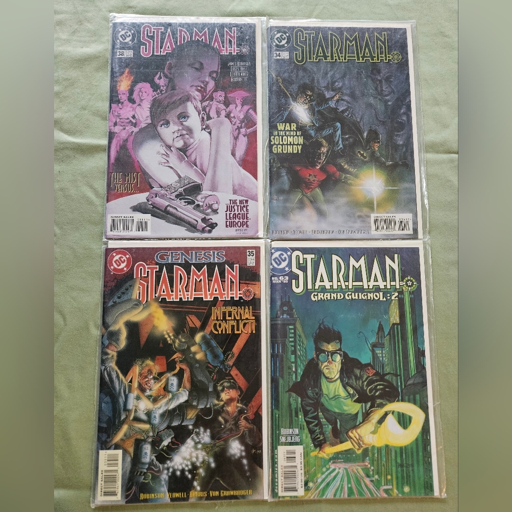 DC Comics Vintage Starman Bundle - #34, 35, 38 & 63 Excellent Condition